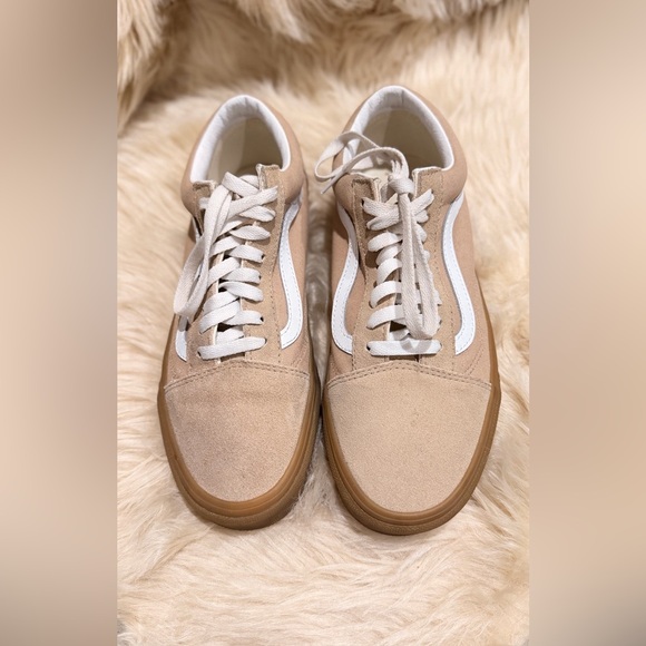 Vans Old Skool (Sesame/Gum). Gentle use Mens Size: 8.0 women’s. 9.5 - Picture 2 of 11